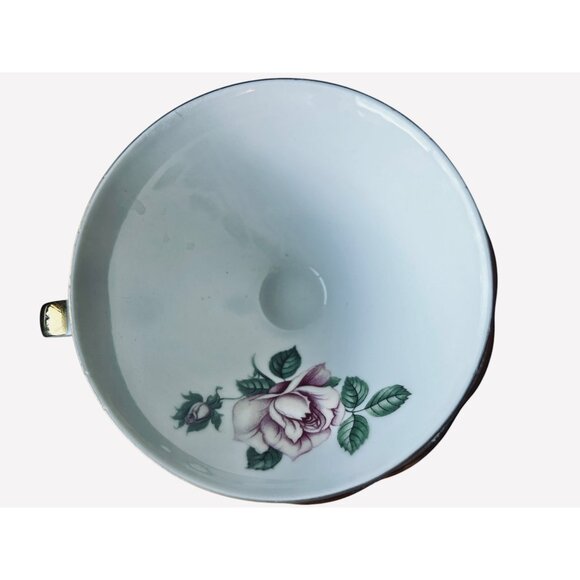 Royal Albert Bone China Saucer Anniversary Rose Gold Trim & Noritake Margot Cup - Picture 4 of 11